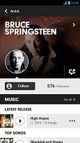 Profil umělce Beats Music (mobilní) Profil umělce