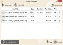 Uložené záznamy Icecream Screen Recorder Uložené záznamy