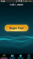 Začít s testem Speedtest.net (mobilní) Začít s testem
