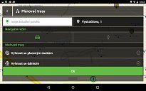 Plánování trasy GPS NACESTY (mobilní) Plánování trasy