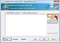 Přidání souboru AutoDWG DWG to PDF Converter Přidání souboru