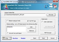 Výsledná složka AutoDWG DWG to PDF Converter Výsledná složka