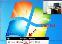 Nahrávání kamery Apowersoft Free Online Screen Recorder Nahrávání kamery