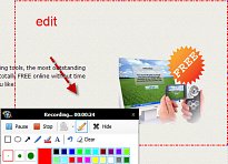 Editace Apowersoft Free Online Screen Recorder Editace