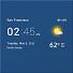Transparent clock & weather (mobilní)