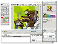 Šílený vlk Synfig Studio Šílený vlk