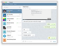 Apple prostředí Telegram Desktop Apple prostředí