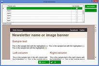 Styl zprávy SenderMatic emailer Styl zprávy