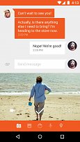 Oranžové téma Messenger (mobilní) Oranžové téma