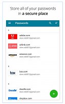 Uchování všech hesel Dashlane (mobilní) Uchování všech hesel