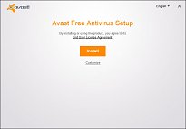 Instalace avast! Free Antivirus 2016 Instalace