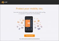 Mobilní nabídka avast! Free Antivirus 2016 Mobilní nabídka