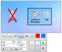 Použití jednoduchých symbolů TakeScreen Použití jednoduchých symbolů