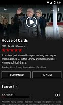 House of Cards Netflix (mobilní) House of Cards