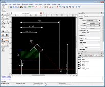 Vzhled programu QCAD Vzhled programu