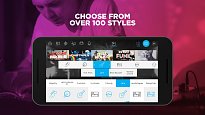 Přes 100 hudebních stylů Music Maker Jam (mobilní) Přes 100 hudebních stylů