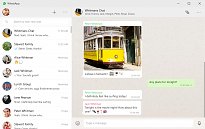 Vzhled desktopové aplikace WhatsApp Vzhled desktopové aplikace
