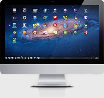 Uspořádání ikon XWidget Uspořádání ikon