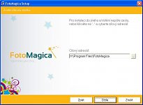 Cílový adresář FotoMagica Cílový adresář