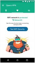 Možnosti otestování WiFi Opera Free VPN (mobilní) Možnosti otestování WiFi