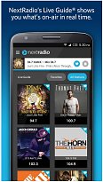 Přehled vysílání NextRadio (mobilní) Přehled vysílání