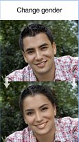 Změna pohlaví FaceApp (mobilní) Změna pohlaví