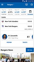 New York Rangers tematika NHL (mobilní) New York Rangers tematika