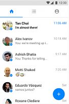 Seznam správ Messenger Lite (mobilní) Seznam správ