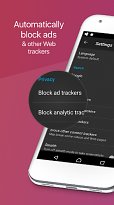 Automatické blokování reklamy Firefox Focus (mobilní) Automatické blokování reklamy