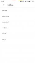 Nastavení Via Browser (mobilní) Nastavení