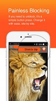 Jednoduché blokování Brave Browser (mobilní) Jednoduché blokování