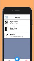 Historie Čtečka kódů QR (mobilné) Historie