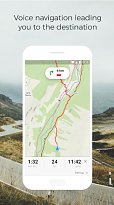 Hlasová navigace Windy Maps (mobilní) Hlasová navigace