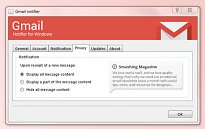 Soukromí Gmail notifier Soukromí
