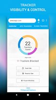 Blokování trackování Ghostery Privacy Browser (mobilní) Blokování trackování