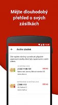 Přehled zásilek Zásilkovna (mobilní) Přehled zásilek