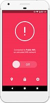 Nedůvěryhodná síť Encrypt.me (mobilní) Nedůvěryhodná síť