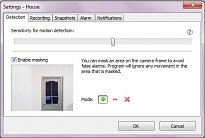 Nastavení Security Camera Viewer Nastavení