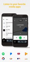 Podpora streamovacích služeb Android Auto (mobilní) Podpora streamovacích služeb