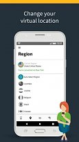 Změna lokality Norton Secure VPN (mobilní) Změna lokality