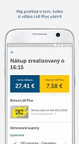 Ušetřené peníze Lidl Plus (mobilní) Ušetřené peníze
