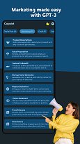 Copyist: AI Content writer Copyist: AI Content writer (mobilní) Copyist: AI Content writer